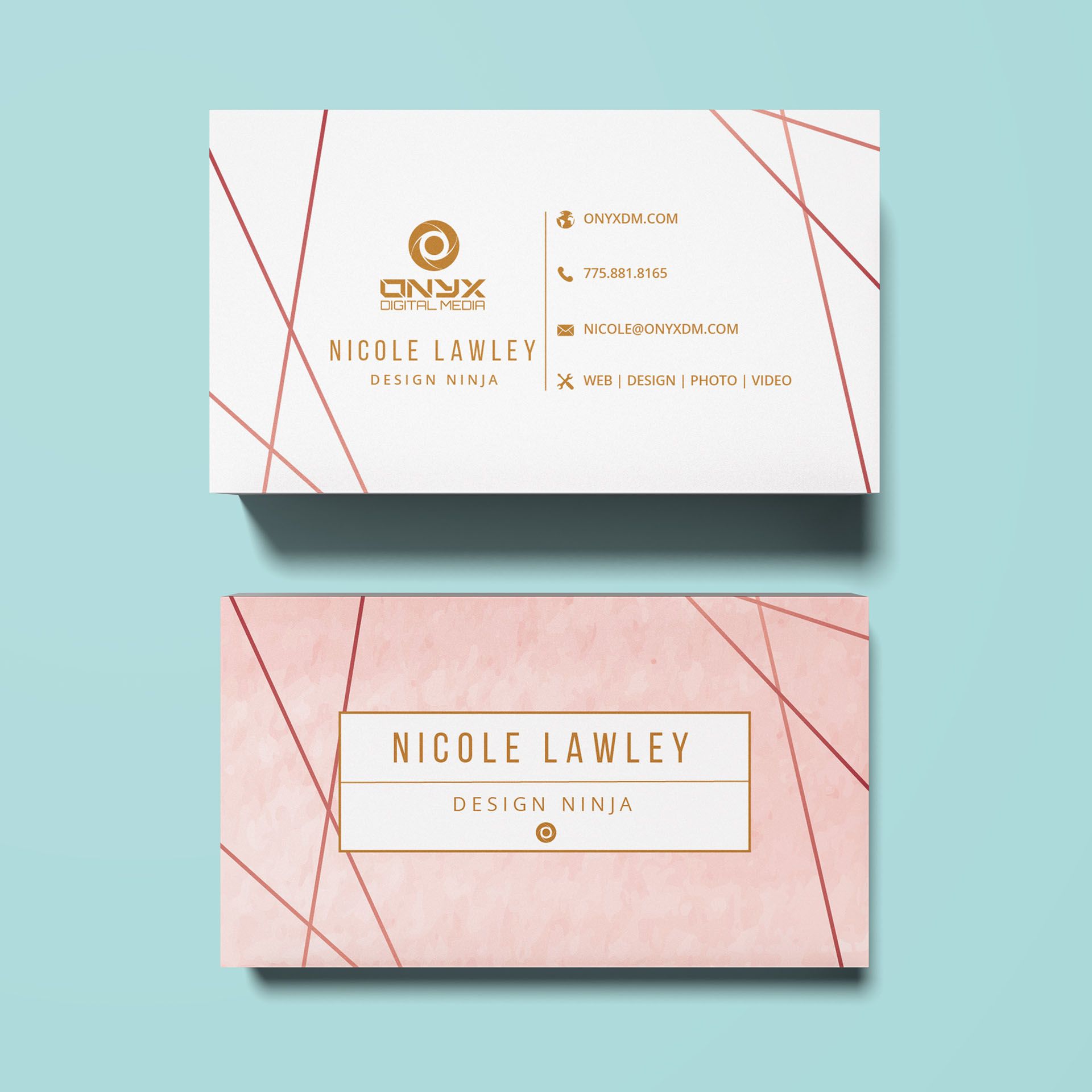 Onyx Digital Media Business Cards